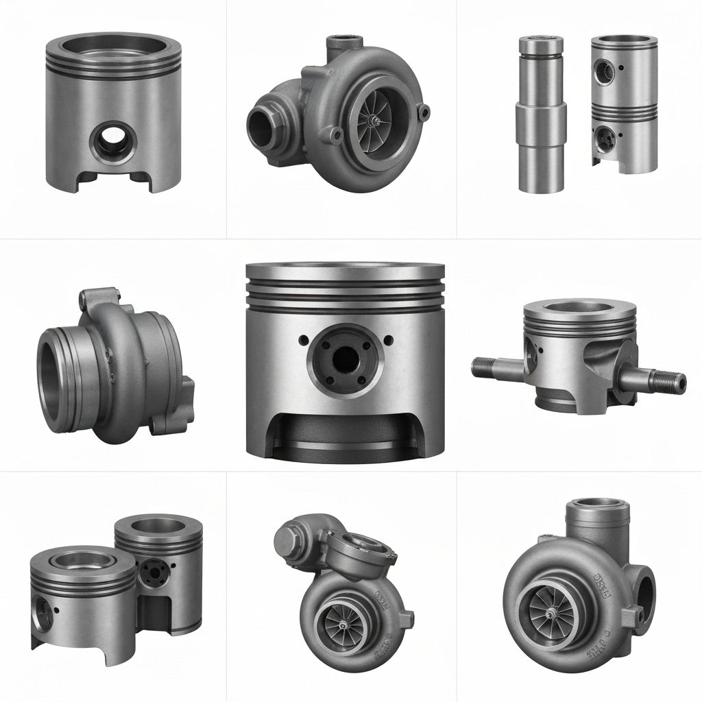 Heavy Equipment Engine Parts and Components Warehouse