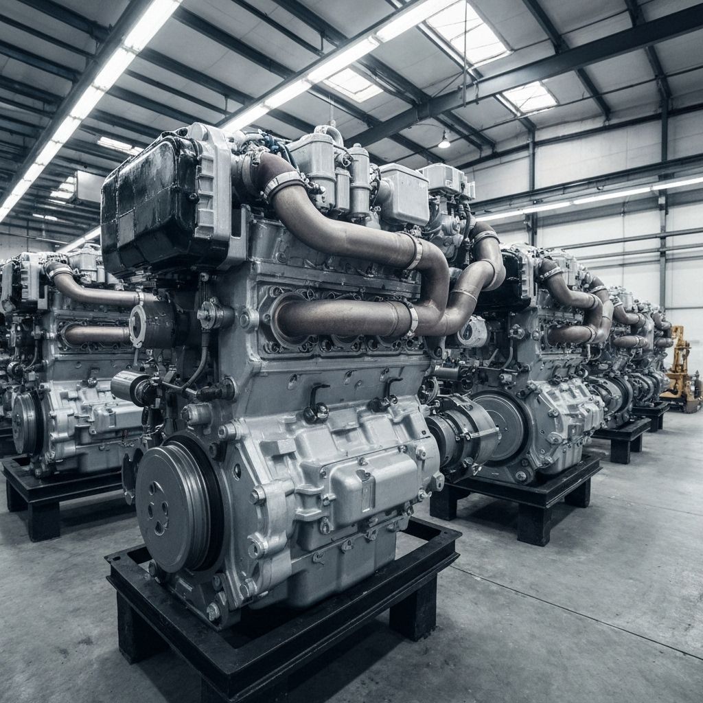 Heavy Equipment Engines - Caterpillar, Komatsu, Hitachi Engine Components and Parts